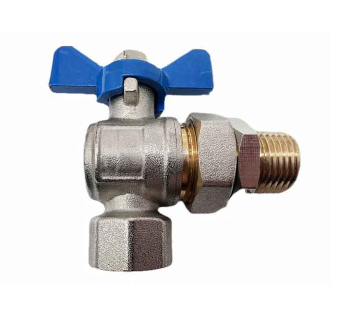 Slika Kugla ventil ugaoni 3/4" (DN20 PN25) leptir holender